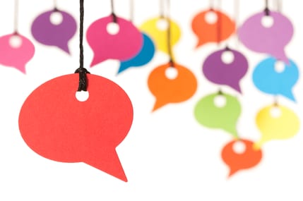 large speech bubbles istock