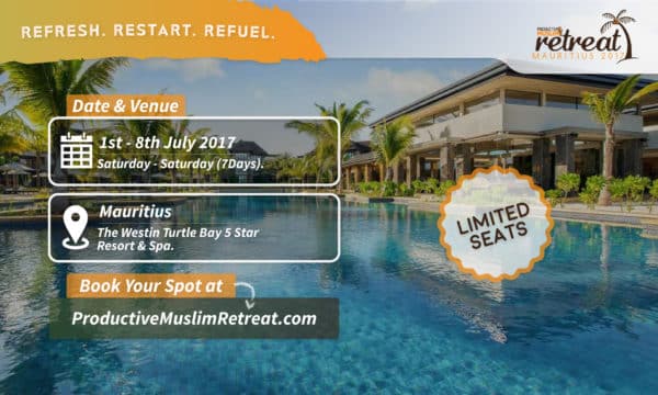 Productive Muslim Retreat brochure