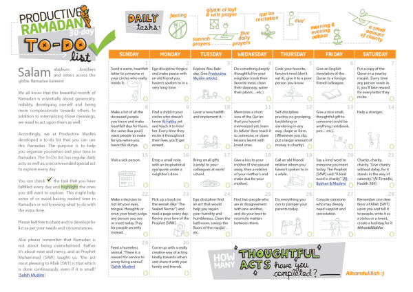 The Ultimate Ramadan Tools Review: Worksheets, Planners, Apps and Doodles!